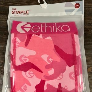 Pink Camo ETHIKA boxers shorts size 2XL BRAND NEW - UNOPENED